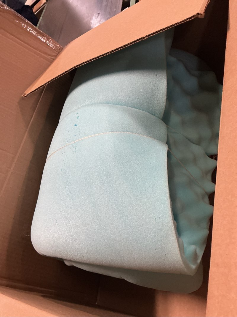 Condition photo showing Good Condition for DMI Foam Mattress Topper, Egg Crate Foam Pad, Mattress Pad and Bed Topper for Support, Air Circulation, Pressure Relief and Weight Distribution, Full Size Mattress, 50 x 72 x 2, Blue