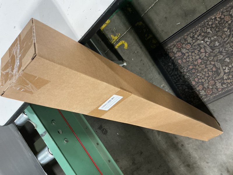 Condition photo showing New/Like New for 3/4 inch diameter adjustable curtain metal rod with round clear acrylic ball finials?86 to 120 inch nickel nickel 86-120"
