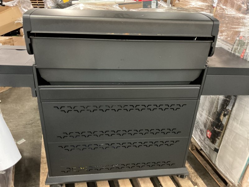 Condition photo showing As Is for member’s mark pro series 5-burner propane gas grill w/ cover