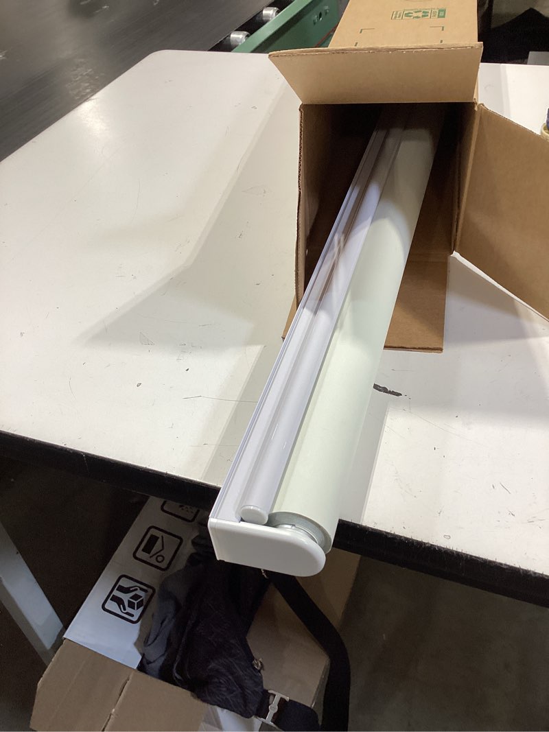 Condition photo showing Good Condition for aosky cordless roller shades blackout blinds for windows room darkening rolled up shades with spring system, uv protection window shades door blinds for home and office (30" w x 72" h, ivory) 30"w x 72"h ivory