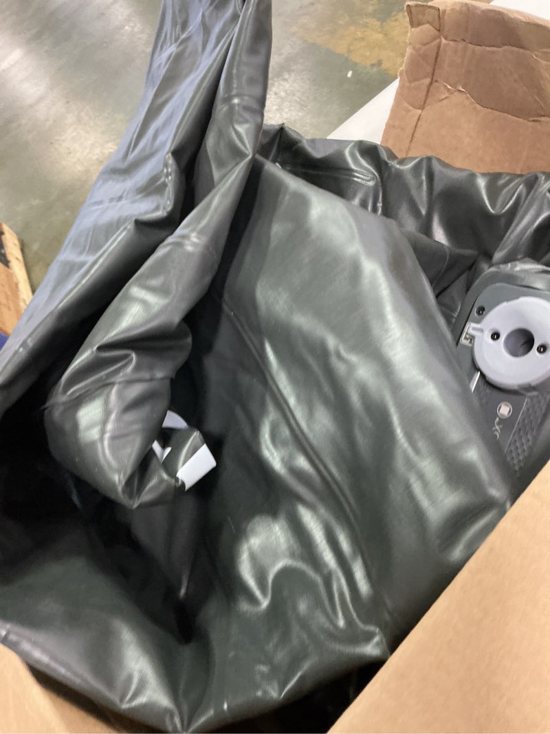Condition photo showing As Is for (Unknown sizes). SLEEPLUX King Air Mattress Extra Durable Non-Leak Tough Guard Material 22\" Raised Airbed with Built in Pump + USB Charger (80\" 72\"x22\") Grey King 22\"