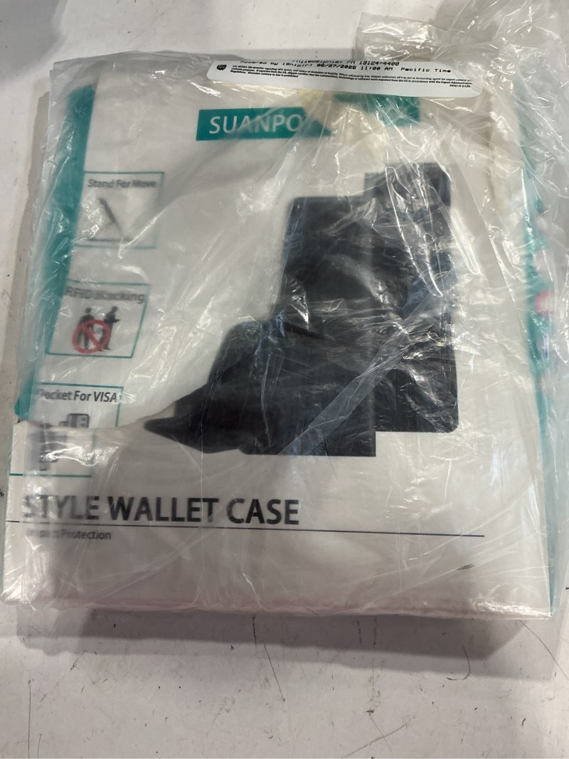 Condition photo showing New/Like New for suanpot ?rfid blocking for motorola moto g stylus 5g (non 2022) with wallet case credit card holder,pu leather flip folio book phone case cover women men for motog stylus 5g case(light brown)