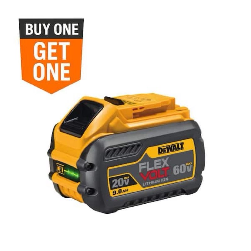 dewalt flexvolt 20v/60v max lithium-ion 9.0ah battery
