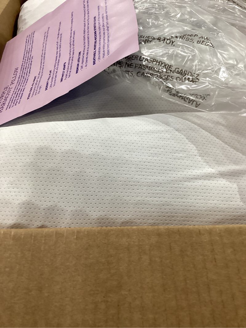 Condition photo showing As Is for Purple Harmony Pillow – Talalay Latex Foam Cooling Pillow for Combo or Side Sleepers, 360º Hex GelFlex Grid for No-Pressure Support and Luxurious Weightless Feel - Standard, Medium Feel, Med Height
