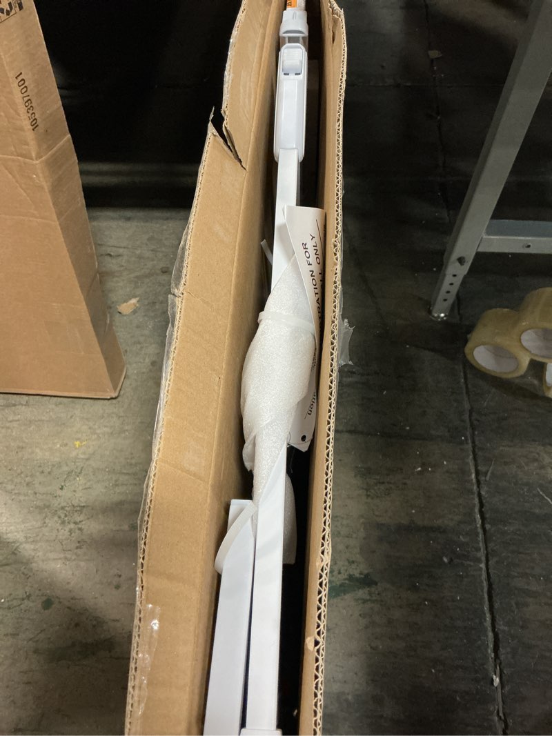 Condition photo showing Good Condition for Baby Gate No Drilling, 29"-40" Auto Close Dog Gate Indoor for Doorways & Stairs, Pressure Mounted Adjustable Pet Gate, Easy Walk Through Child Gate for Children & Pets Stroller Friendly, White