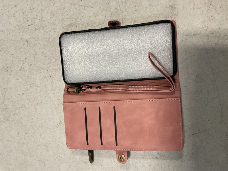 Condition photo showing New/Like New for defencase for google pixel 10 pro xl case, rfid blocking wallet case for pixel 10 pro xl soft pu leather magnetic snap flip zipper strap card holder phone cases for women men, rose pink pixel 10 pro xl rose pink
