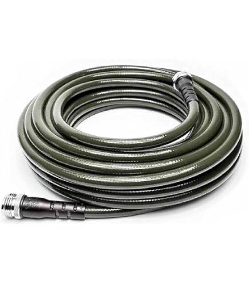 ((SIMILAR ))Water Right, garden hose Brass connections, Olive Green