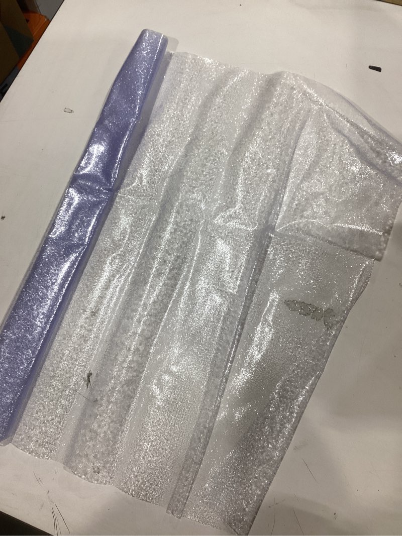 Condition photo showing Good Condition for transparent 14x24 in small office desk blotter mat clear plastic table protector cover pad pvc topper surface proection mat pad anti scratch table mat glass end table protector waterproof easy clean clear 14"x24"