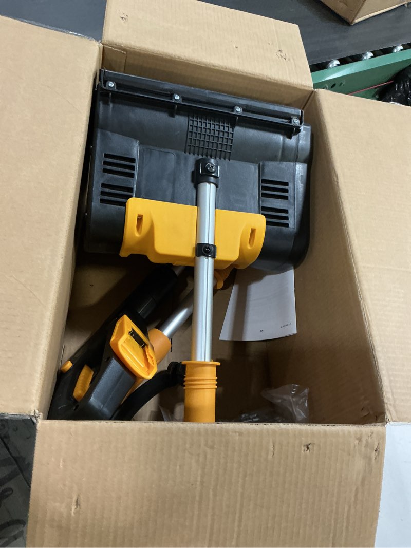 Condition photo showing Good Condition for Cordless Snow Shovel Compatible with DeWalt 20V MAX Battery (Tool Only), 11" Lightweight Electric Snow Blower with 20FT Max Throw & Adjustable Handle, Snow Thrower for Driveway, Deck, Patio & Steps Black+Yellow