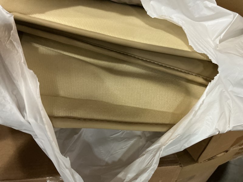 Condition photo showing New/Like New for motorbox premium napa leather rear seat cover - semi universal fit for most cars, truck & suv - beige back seat protector - anti-slip, durable bench cover - easy install, luxury car interior upgrade beige diamond