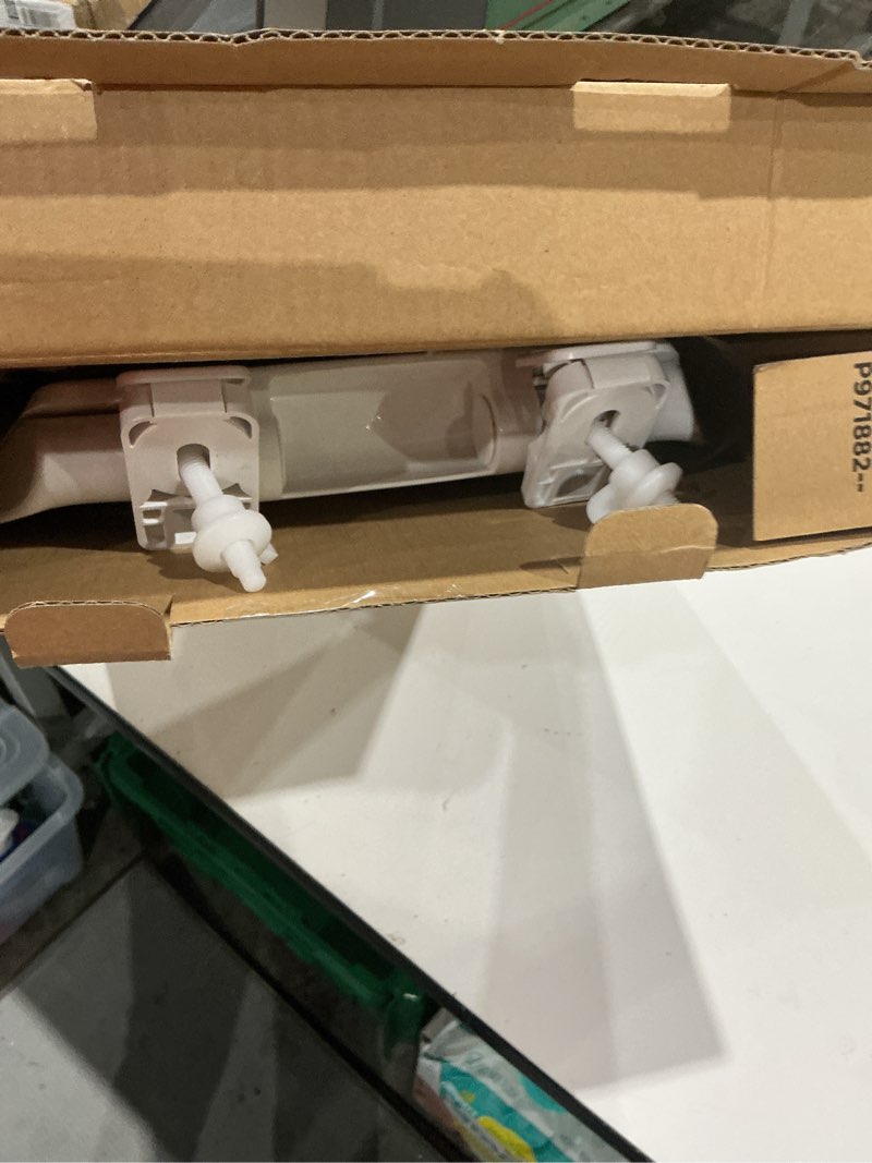 Condition photo showing As Is for american standard 5503a00b.020 transitional slow-close elongated front toilet seat, white