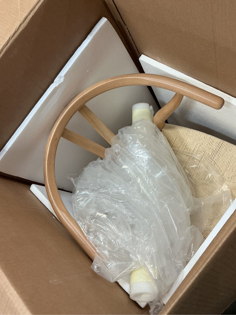 Condition photo showing Good Condition for elbow counter stool - woven
