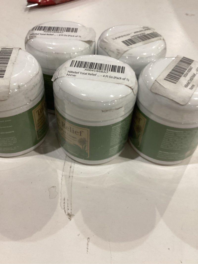 Condition photo showing New/Like New for Total Relief Magnesium Cream for Comfort – Fast-Absorbing MSM & Arnica Cream for Healthy, Comfortable Nerves and Daily Comfort – 4 Fl Oz (Pack of 1)