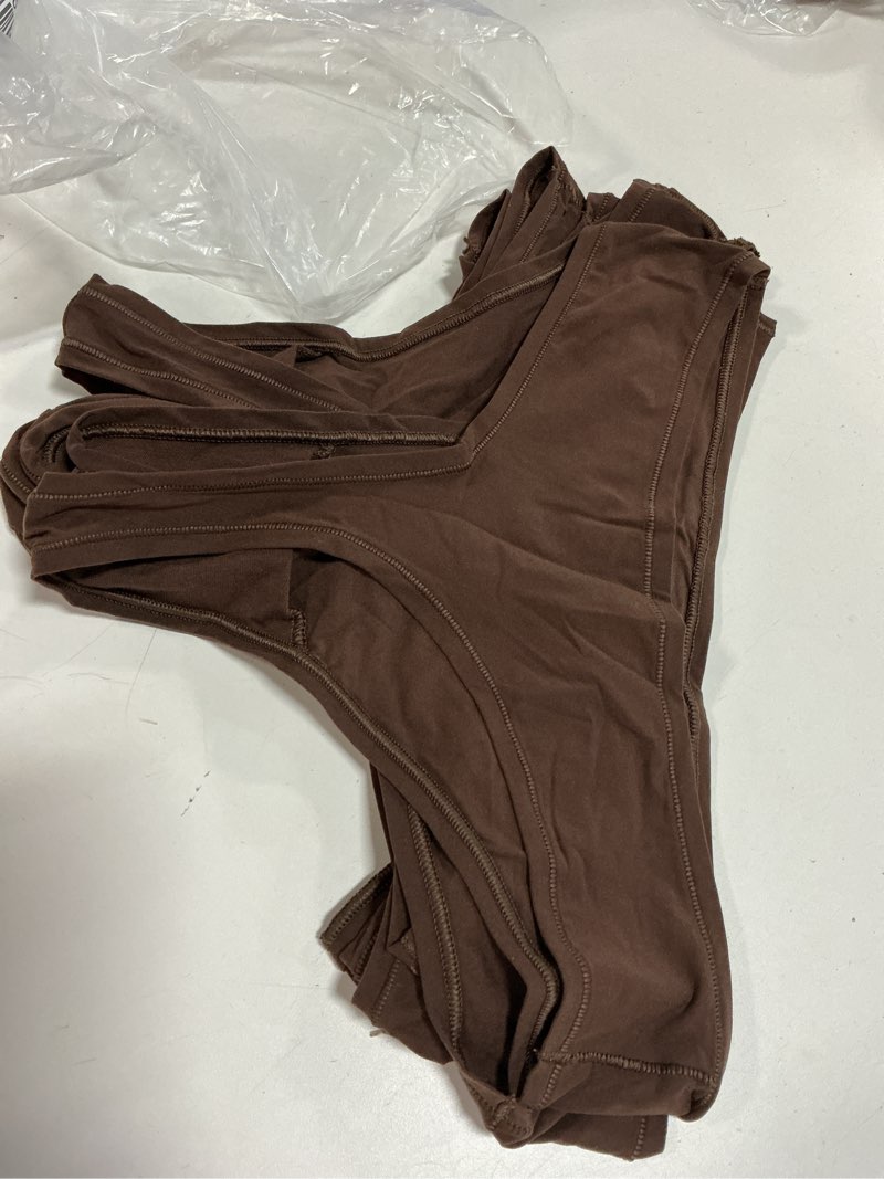 Condition photo showing Good Condition for second skin thong (6-pack), m, cocoa