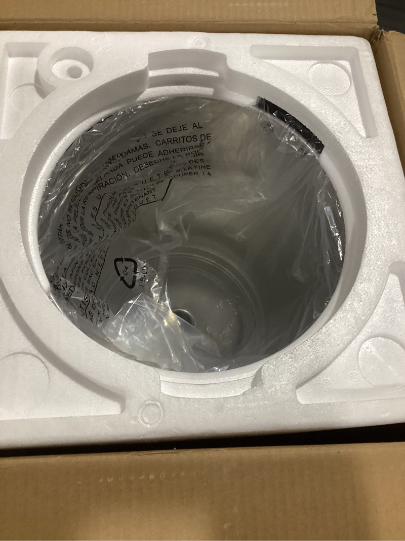 Condition photo showing As Is for (incomplete) west bend 33600 coffee urn commercial highly-polished aluminum nsf approved features automatic temperature control large capacity with fast brewing and easy clean up, 100-cup, silver