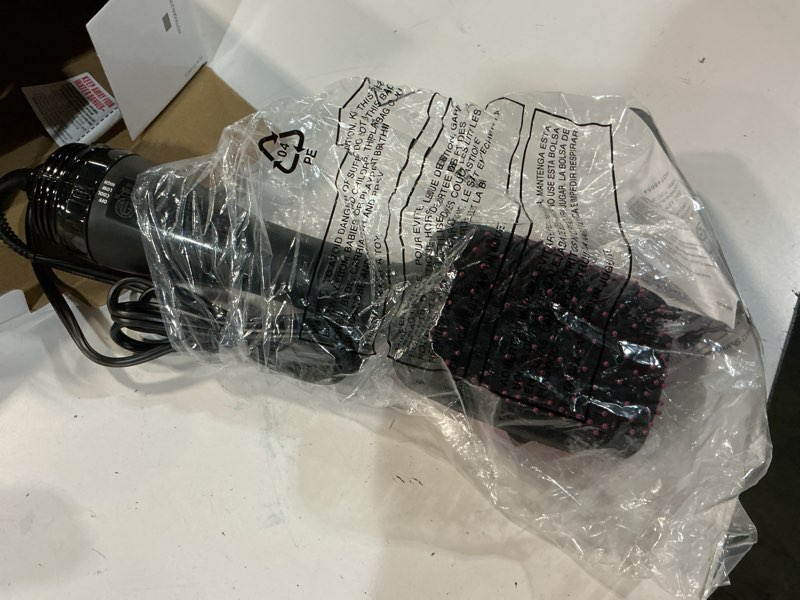 Condition photo showing Good Condition for revlon one-step hair dryer and styler, all-in-one detangling and straightener brush for salon-quality smooth, straight hair, more shine and less frizz, black 1 count (pack of 1) black