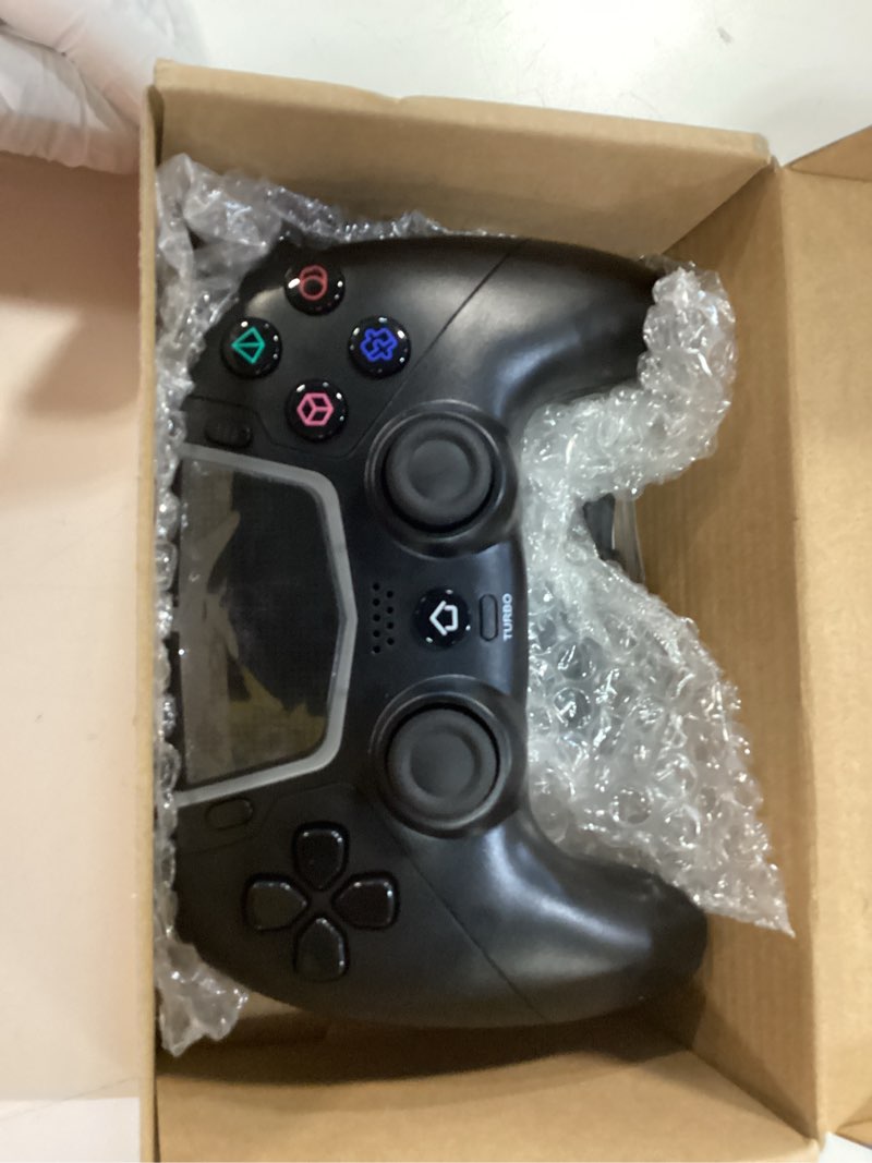 Condition photo showing Good Condition for betmi wireless controller for ps-5/pro/slim/pc,bluetooth gaming controller with hall joysticks/led channel light/turbo/6-axis gyro/dual vibration/touchpad/3.5mm trrs audio jack/speaker function(black)