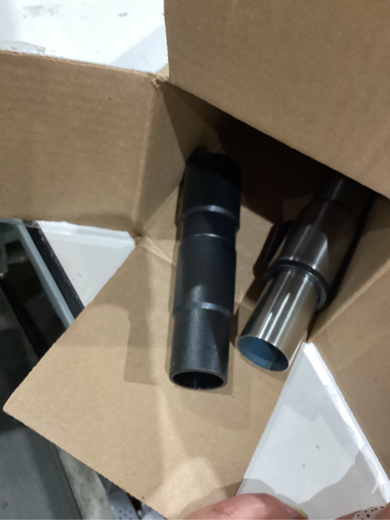 Condition photo showing As Is for 1.25 inch stainless steel vacuum extension wand compatible with vacuums using 1 1/4 inch (1.25in) 32mm accessories - 1 1/4 vacuum extension tube for shop vac (extension wand and hard floor brush)