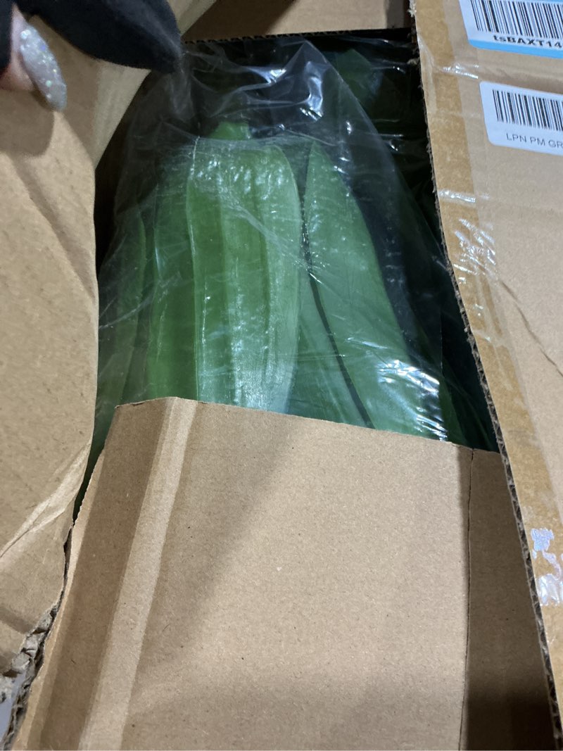 Condition photo showing New/Like New for 2 pack artificial agave plants 28 inch large size faux succulent stems outdoor decorating realistic uv resistant tropical plant plantas artificiales decorativas grandes - 29 leaves, dark green green 28"- 2pcs