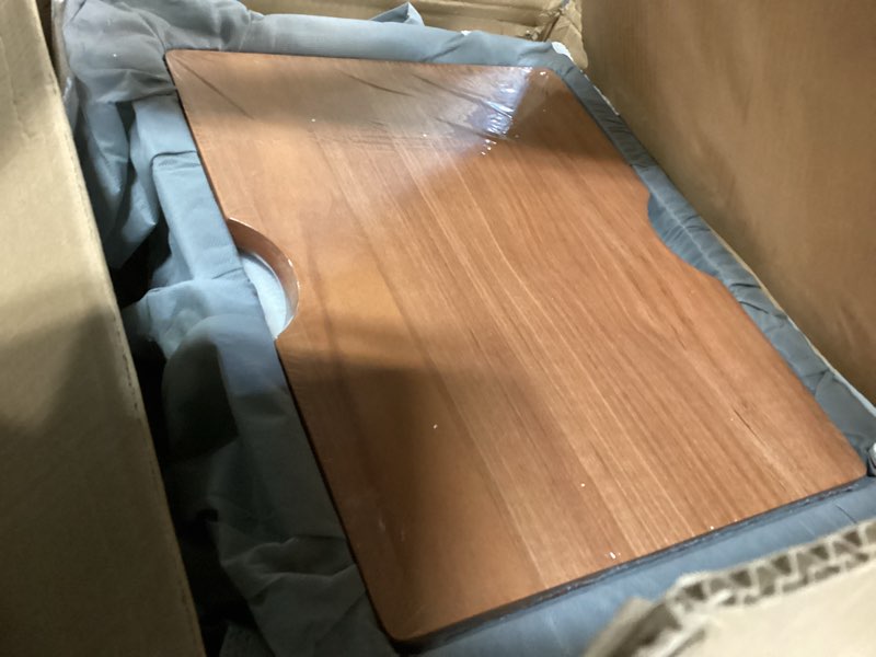 Condition photo showing Good Condition for Black Bar Sink Drop In, 15x20 Inch Kitchen Sink Stainless Steel Small Topmount Workstation Sinks, Single Bowl Kitchen Sinks for Office Laundry Wet Bar Prep RV Outdoor Yard