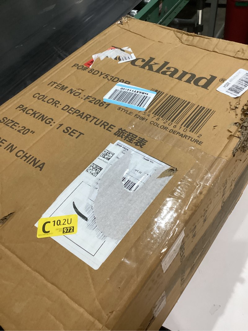 Condition photo showing Good Condition for Rockland Departure Hardside Spinner Wheel Luggage, Departure, Carry-On 20-Inch DEPARTURE Carry-On 20"