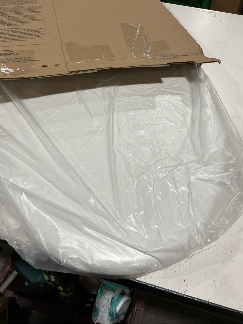 Condition photo showing New/Like New for bemis 7300slec slow close toilet seat, easy clean hinges and durable plastic seat, made in usa, elongated, white elongated slow close