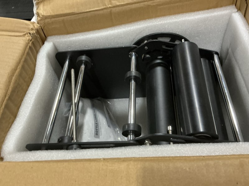 Condition photo showing As Is for Manual Bottle Labeling Machine, Bottle Label Applicator for Round Bottles (Black)