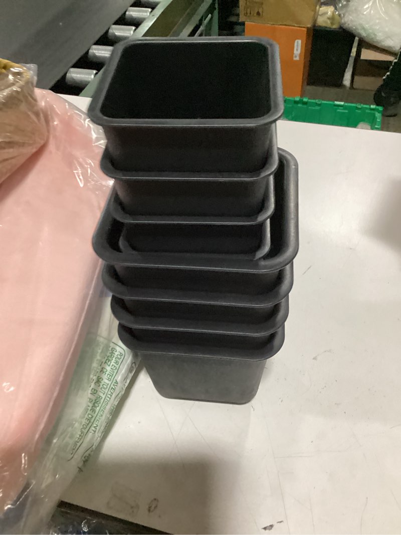 Condition photo showing New/Like New for home it adjustable bed risers - elevation in 3, 5 or 8 inch - heavy duty stackable furniture risers supports 1,300 lbs - for under-bed storage, college dorms, table and couch, 4 pack bed lifts black
