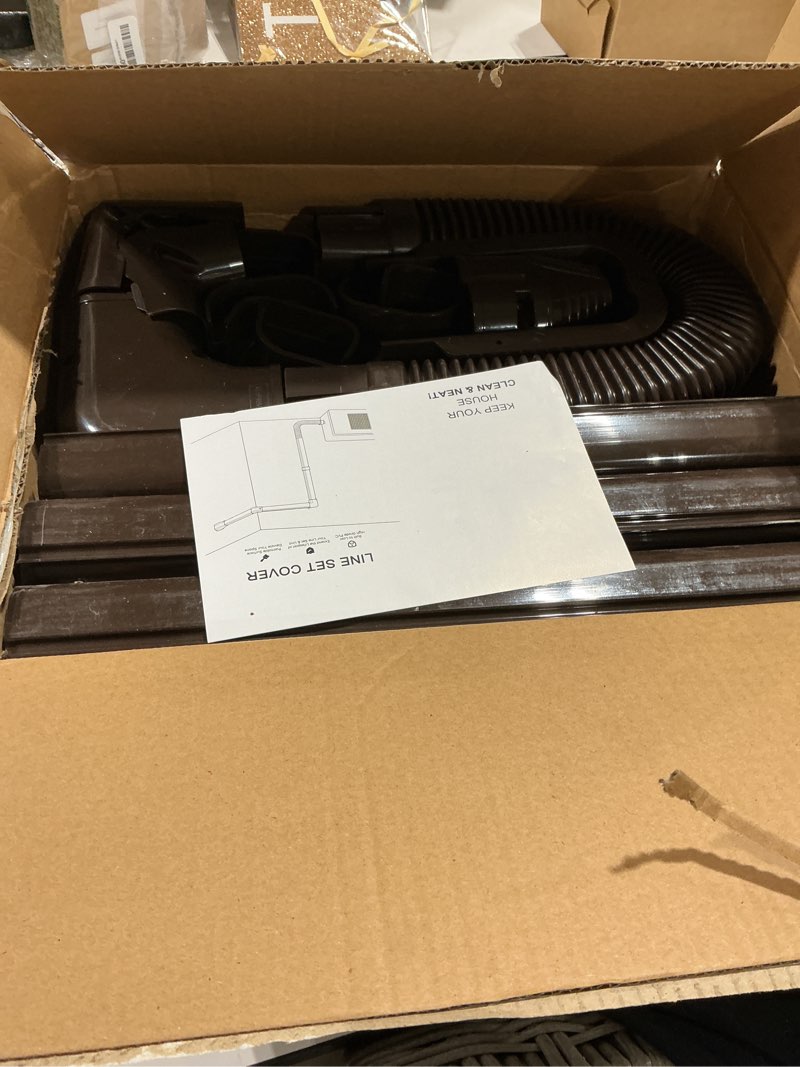 Condition photo showing Good Condition for lyprem 10ft mini split line set cover 3" pvc line cover kit for mini split and central air conditioner & heat pump(brown) brown 3'' x 10ft