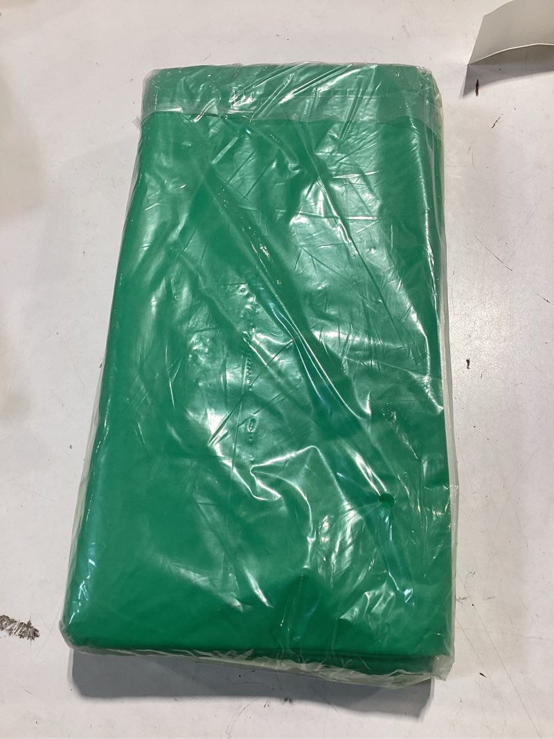 Condition photo showing Good Condition for ysyj 12 pack green 84 inch disposable plastic tablecloths round table cloth plastic table cover for parties green round