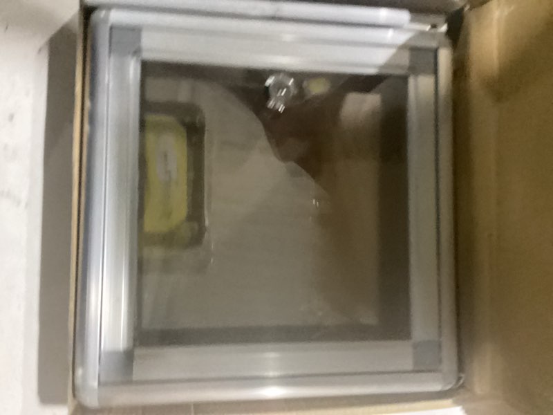 Condition photo showing Good Condition for lineshading acrylic donation raffle box with slot & lock, large clear ballot offering suggestion ticket holder for fundraising drawing storage container tip jar voting charity(10 x 10 x 10 in,clear) 1 10 x 10 x 10 in