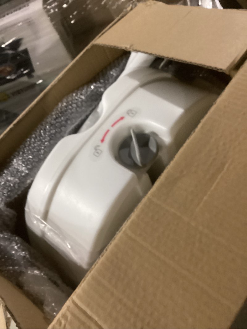 Condition photo showing Good Condition for raised toilet seat with handles for elderly - toilet seat risers for seniors with adjustable padded arms - elevated toilet safety seat for standard or elongated commode