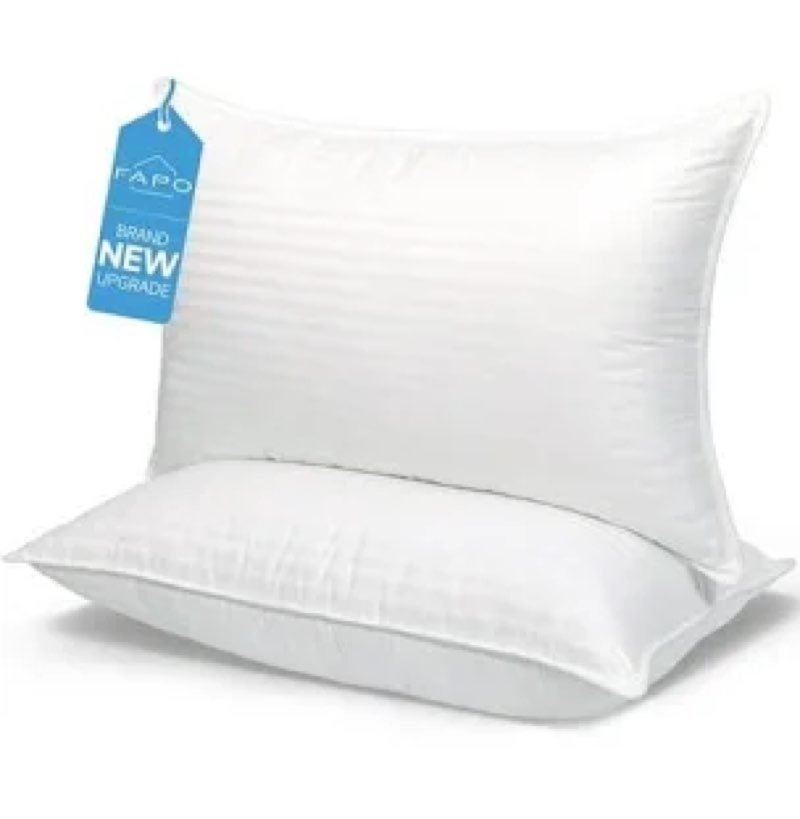 Beckham Hotel Collection Bed Pillows Standard/Queen Size Set of 2 - Original Soft Down Alternative P