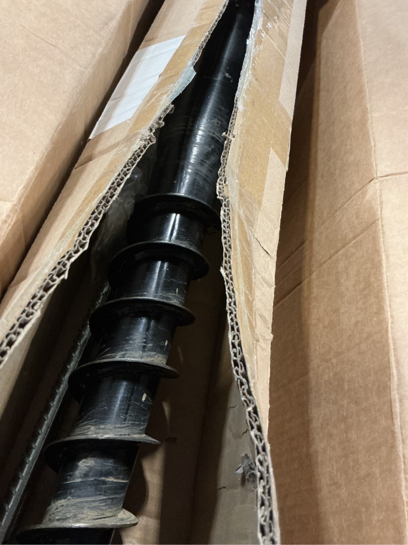 Condition photo showing As Is for ladech premium no dig ground anchor - diy screw in stake - 27 inch - fits standard 4x4 post - great for mailbox and fence posts (set of 1)