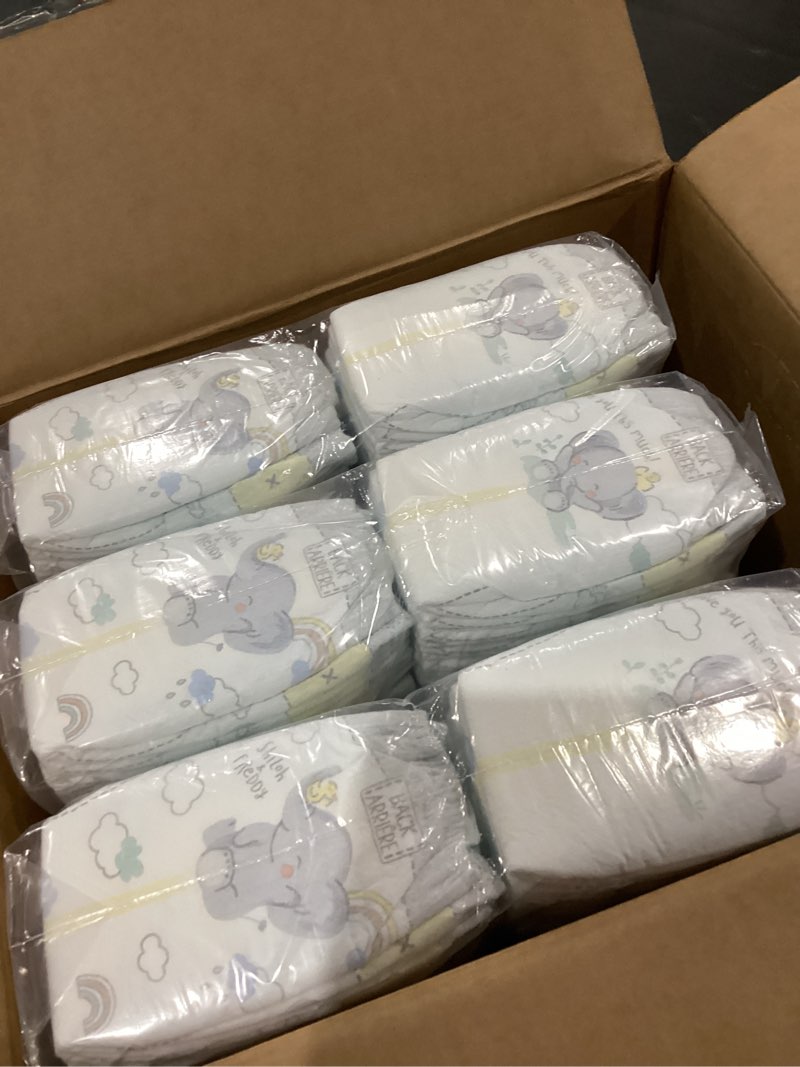 Condition photo showing Good Condition for pampers swaddlers diapers, size 3 (13-26 lbs), 168 count, absorbent, keeps baby dry and comfortable, skin safe disposable baby diaper size 3 168