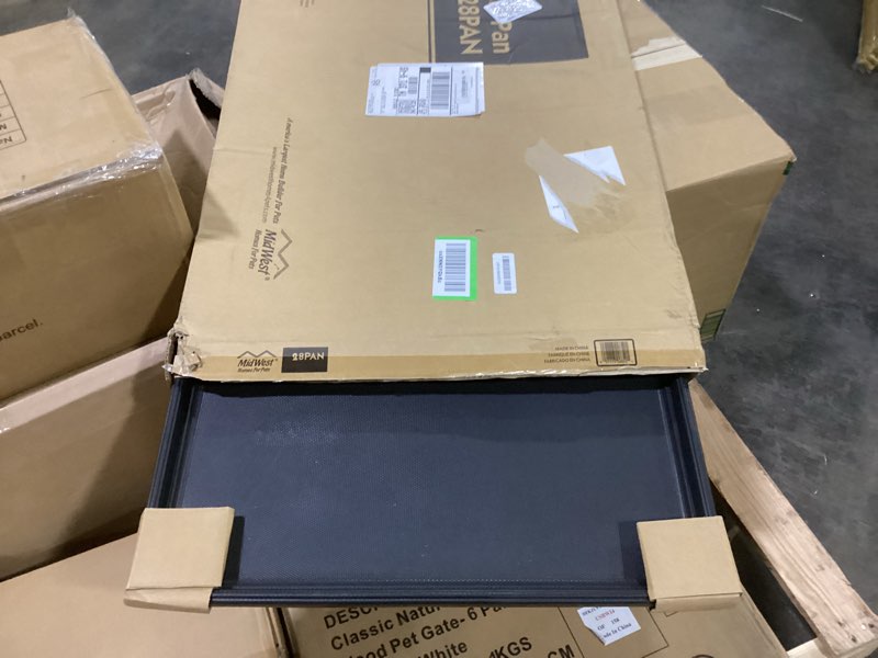 Condition photo showing Good Condition for Replacement Dog Crate Pan for MidWest and New World Dog Crate Black 35"L x 22"W