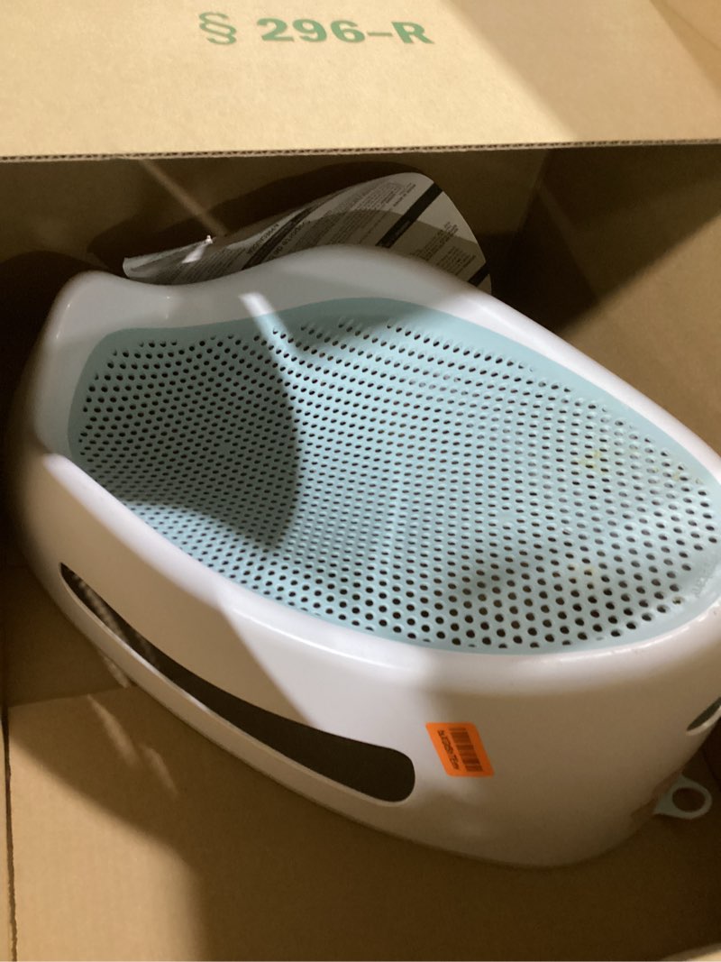 Condition photo showing Good Condition for Angelcare Baby Bath Support (Aqua) | Ideal for Babies Less Than 6 Months Old Bath Support Blue