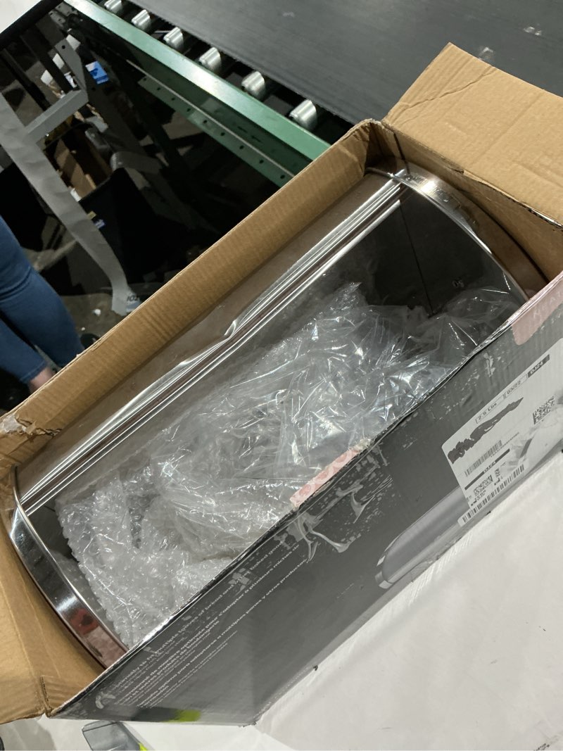 Condition photo showing As Is for oggi 7.75" bread box with frosted lid