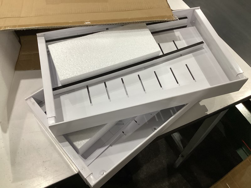 Condition photo showing Good Condition for seinloes 2 pack expandable pull out cabinet organizer 21" deep with raising pad for framed cabinets,upgrade 3 slide rails slide out drawers,roll out shelves adhesive,adjustable width 9"-14.1" white white 21"d x 9"-14.1"w(2pack)