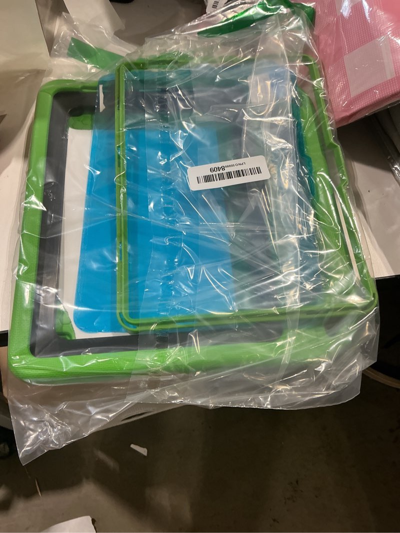 Condition photo showing Good Condition for bmouo kids case for ipad air 11 inch m4 (2026)/m3 (2025)/m2 (2024), ipad air 5th/4th generation case 10.9" (2022/2020), shockproof handle stand ipad air 11" m4/m3/m2/air 5th/4th gen case, green