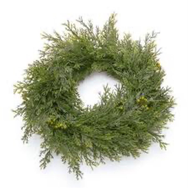 National Tree LCP-800-12 12 in. Cedar Pine Candle Ring