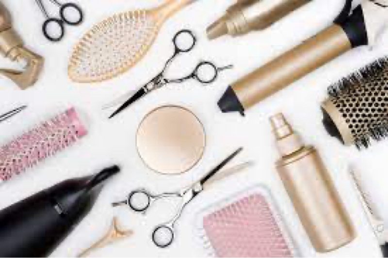 Mixture of hair care beauty treatments health treatments makeup