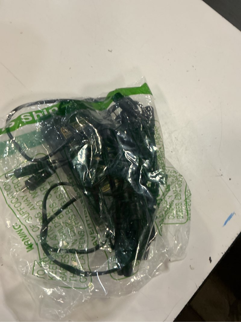 Condition photo showing As Is for etl certified 29.4v 2a electric scooter & hoverboard fast charger for 24v 25.2v 7s lithium battery, 