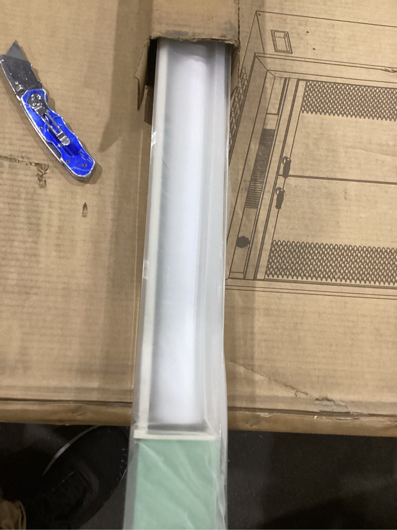 Condition photo showing item condition for aosky blackout roller shades cordless blinds for windows, free-stop shades with valance, thermal insulated fabric, uv protection, blinds for home and office (55" w x 72" h, linen beige linen beige 55"w x 72"h