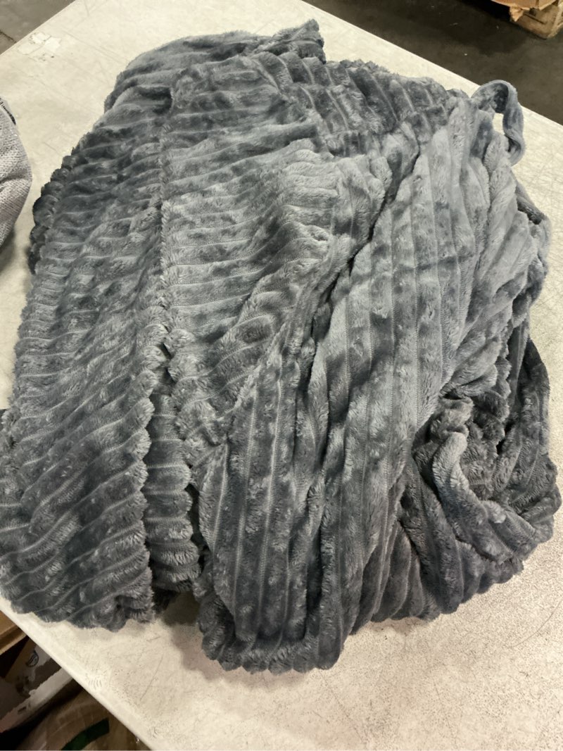 Condition photo showing Good Condition for soft bean bag chair cover no filler sofa cover storage bean bag cover organizing children plush toys (dark grey, 4 feet-43.3"*43.3"*27.6") dark grey 4 feet