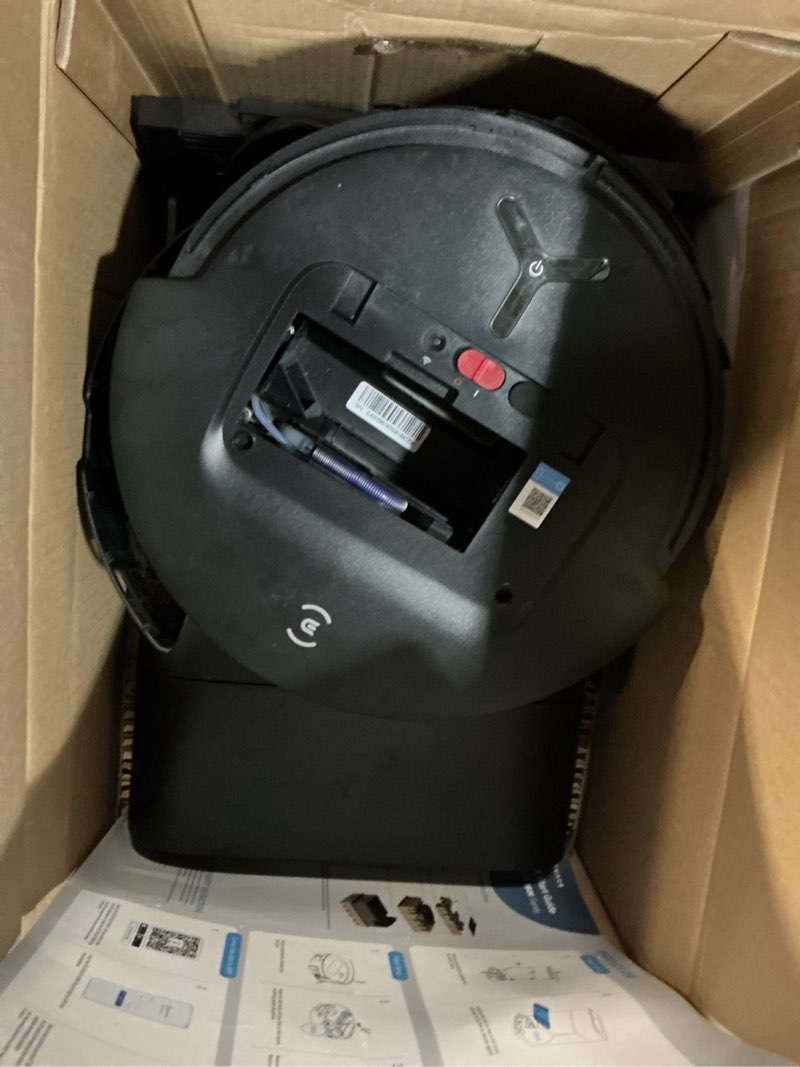Condition photo showing As Is for ecovacs deebot t80 omni robot vacuum and mop, instant self-cleaning ozmo roller mop, truedge deep cleaning, ai navigation, 18,000pa suction and zerotangle 3.0 for pets and carpets black 3