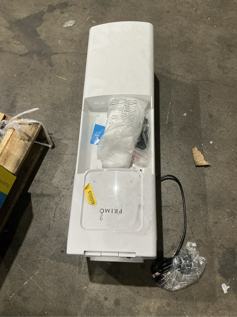 Condition photo showing As Is for primo primo hot and cold water dispenser - white