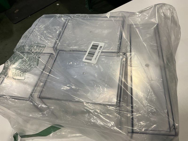 Condition photo showing As Is for SpaceAid Bottle Storage Organizer Baby - Acrylic Bottles Station Organizer Container, Stackable Clea