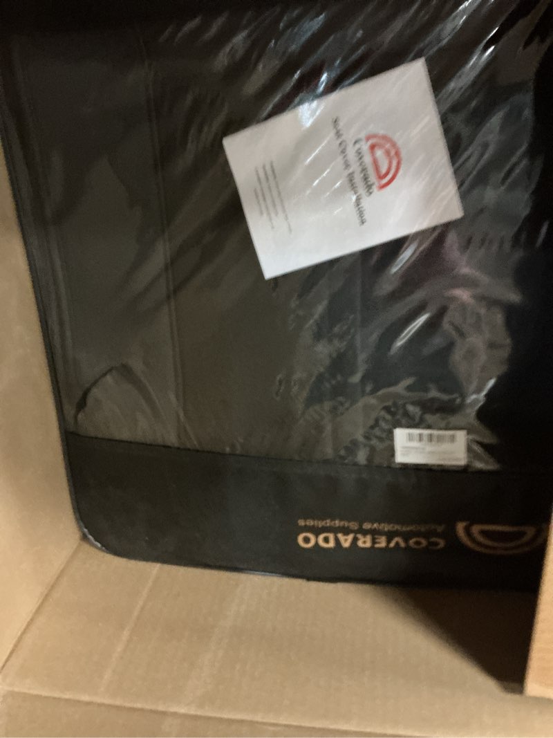 Condition photo showing Good Condition for coverado car seat covers full set, 5 seats front seat cover and back seat covers for cars, automotive seat covers nappa leather waterproof seat covers, car seat protectors universal for cars black black fullset