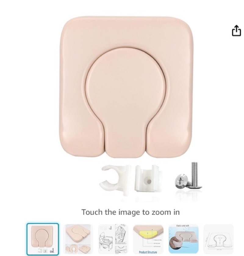 commode seat cushion super soft sponge padded commode chair seat pad toilet chairs bedside hole cover universal fit bedside toilet seat